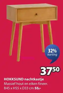 Jysk Hokksund Nachtkastje aanbieding