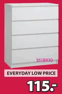 Jysk Limfjorden commode deco fineer. aanbieding