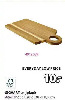 Jysk Sigvart Snijplank aanbieding