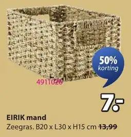 Jysk Eirik Mand aanbieding