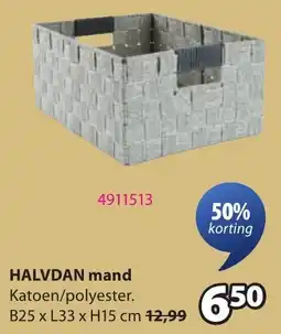 Jysk Halvdan Mand aanbieding