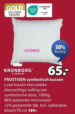 Jysk Frostisen Synthetisch Kussen aanbieding
