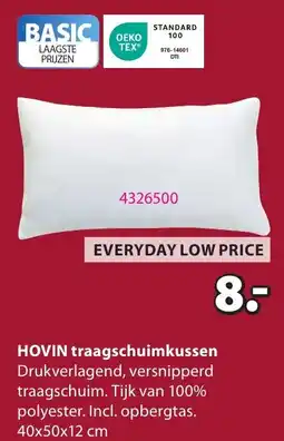 Jysk Hovin Traagschuimkussen aanbieding