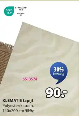 Jysk Klematis Tapijt aanbieding