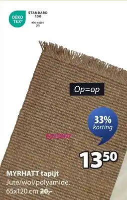 Jysk Myrhatt Tapijt aanbieding