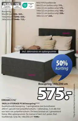Jysk Skolla SPC40 Boxspring aanbieding