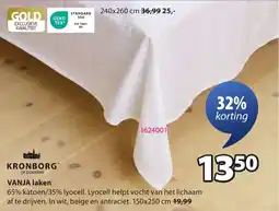 Jysk Vanja Laken aanbieding