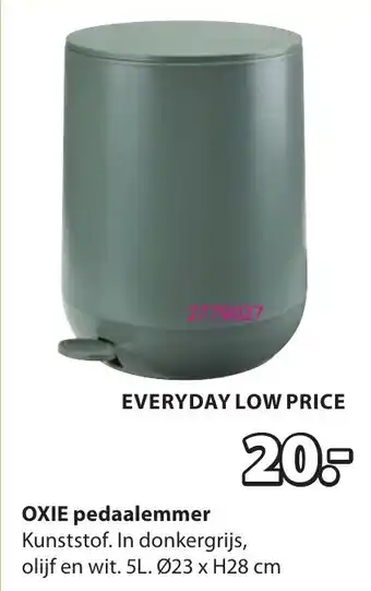 Jysk Oxie Pedaalemmer aanbieding