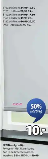 Jysk Senja Rolgordijn aanbieding