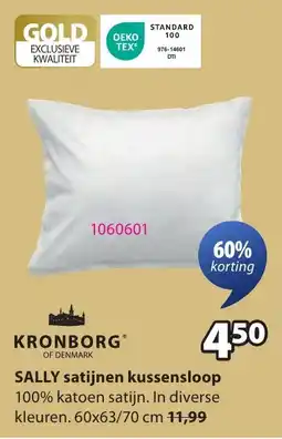 Jysk Sally Satijnen Kussensloop aanbieding