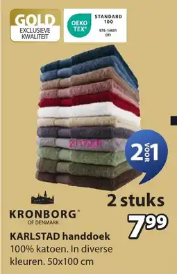 Jysk Karlstad Handdoek aanbieding