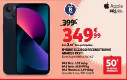 Auchan iPhone 13 128GO Reconditionne Grade B PRS aanbieding