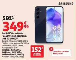Auchan Smartphone Samsung A55 5G 128GO aanbieding