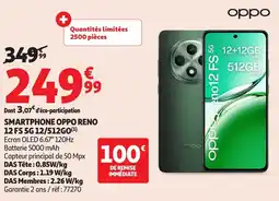 Auchan Smartphone Oppo Reno 12 FS 5G aanbieding