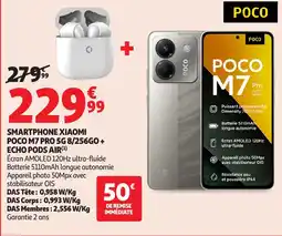Auchan Smartphone Xiaomi Poco M7 Pro 5G aanbieding