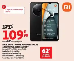 Auchan Pack Smartphone Xiaomi Redmi A3 aanbieding