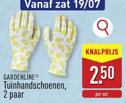 ALDI Gardenline tuinhandschoenen aanbieding