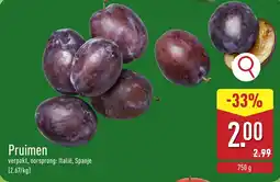 ALDI Pruimen aanbieding