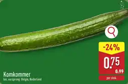 ALDI Komkommer aanbieding