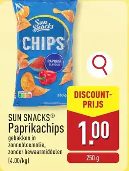 ALDI Sun Snacks Paprikachips aanbieding