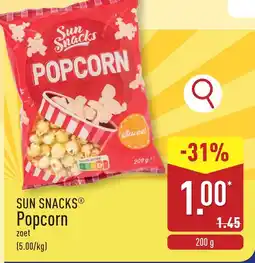 ALDI Sun Snacks Popcorn aanbieding