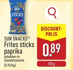 ALDI Sun snacks frites sticks paprika aanbieding