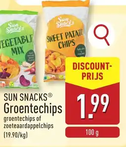 ALDI Sun Snacks Groentechips aanbieding