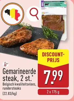 ALDI Gemarineerde steak aanbieding