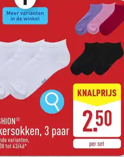ALDI Up2fashion sneakersokken aanbieding