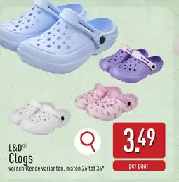 ALDI L&D Clogs aanbieding