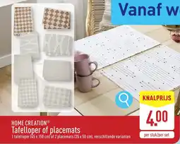 ALDI Home creation tafelloper of placemats aanbieding