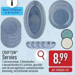 ALDI Crofton servies aanbieding
