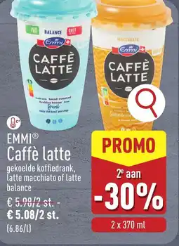 ALDI Emmi caffè latte aanbieding