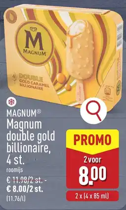 ALDI Magnum double gold billionaire aanbieding