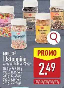 ALDI Mucci ijstopping aanbieding