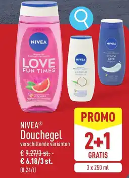 ALDI Nivea Douchegel aanbieding