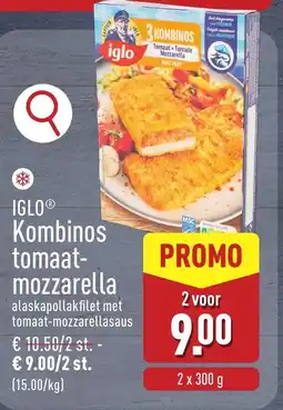 ALDI Iglo kombinos tomaat mozzarella aanbieding