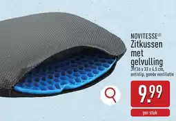 ALDI NOVITESSE Zitkussen met gelvulling aanbieding
