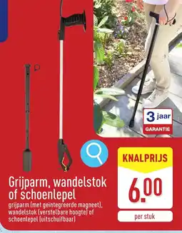 ALDI Grijparm, wandelstok of schoenlepel aanbieding