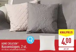 ALDI Home creation kussenslopen aanbieding