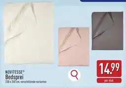 ALDI NOVITESSE Bedsprei aanbieding