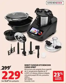 Auchan Robot Cuiseur Kitchencook Cuisio Spirit aanbieding