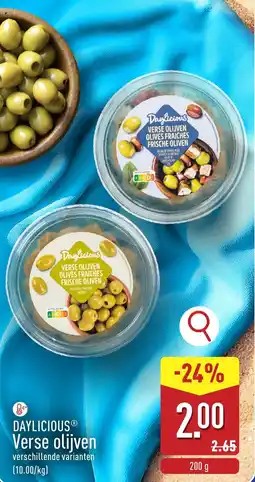 ALDI Daylicious Verse olijven aanbieding