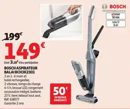 Auchan Bosch Aspirateur Balai BCH3K2301 aanbieding