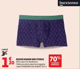 Auchan Boxer Homme Inextenso aanbieding