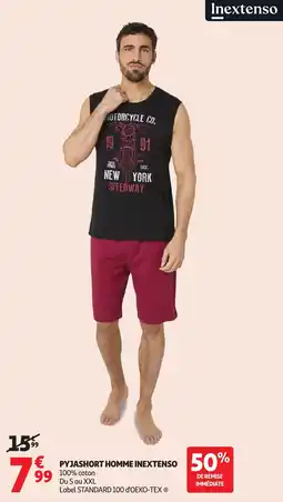 Auchan Pyjashort Homme Inextenso aanbieding