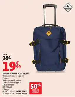 Auchan Valise Souple Roadsign aanbieding