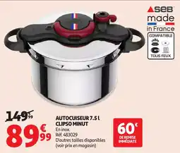 Auchan Autocuiseur Clipso Minut aanbieding