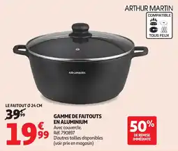 Auchan Gamme de faitouts en aluminium aanbieding