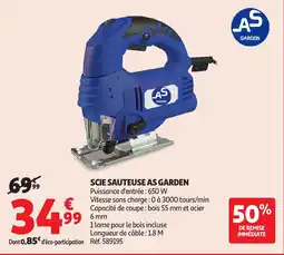 Auchan Scie sauteuse as Garden aanbieding